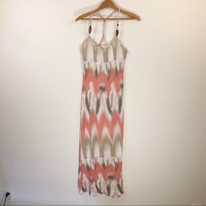 Jessica Simpson maxi dress braided straps sz small